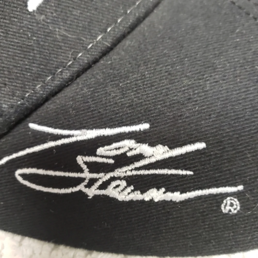 Nascar Racing Visor Stewart #20 Black Orange New‎ Adjustable